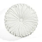 Round Pleated Soft Velvet Throw Pillow